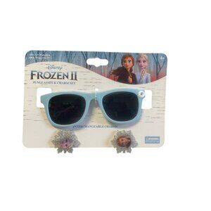 Disney Frozen II Sunglasses & Charm Set For Kids With Interchangeable Charms